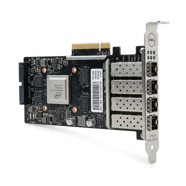 Dell Intel X710-DA4 Quad Port 10GbE SFP+ Converged Network Adapter
