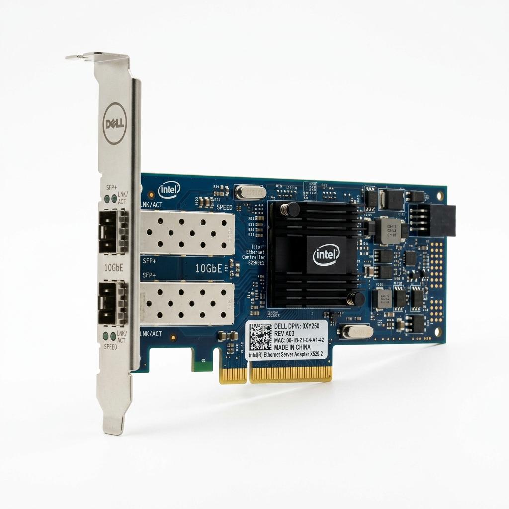 Dell Intel X520-DA2 Dual Port 10GbE SFP+ Converged Network Adapter